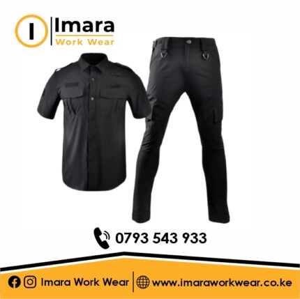 Black Security Guard Uniform