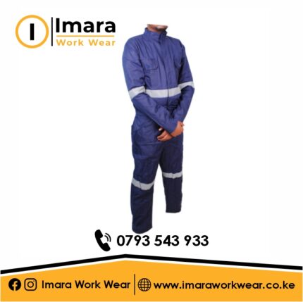 Navy Blue Reflective Overall